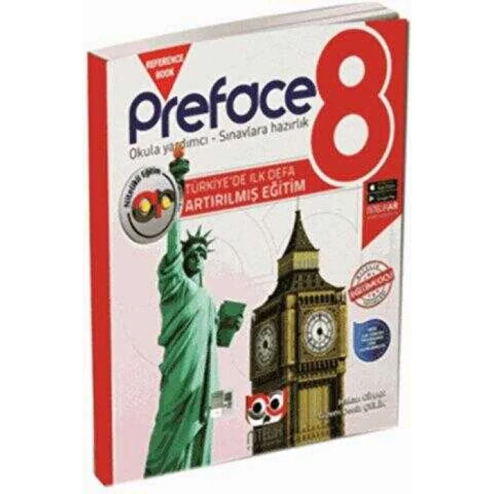 Nitelik 8.Sınıf Artırılmış Preface Reference Book