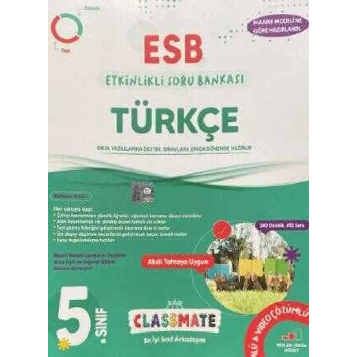 Okyanus Yayınları 5. Sınıf Classmate Türkçe Etkinlikli Soru Bankası