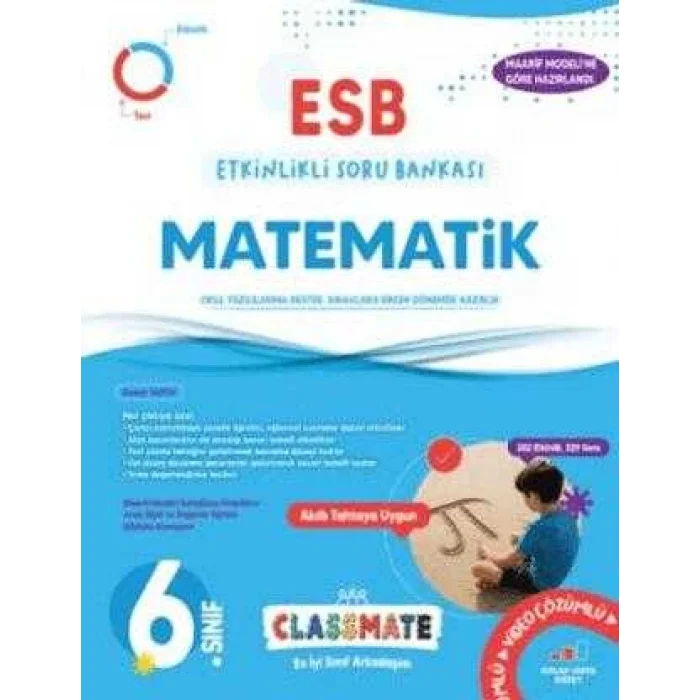 Okyanus Yayınları 6. Sınıf Classmate Matematik Etkinlikli Soru Bankası