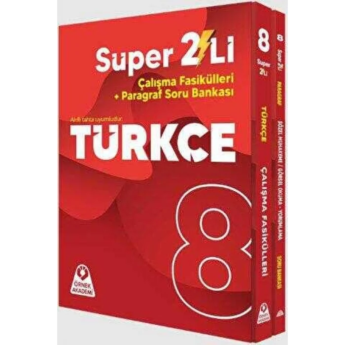 Örnek Akademi 8. Sınıf Süper İkili Türkçe Seti