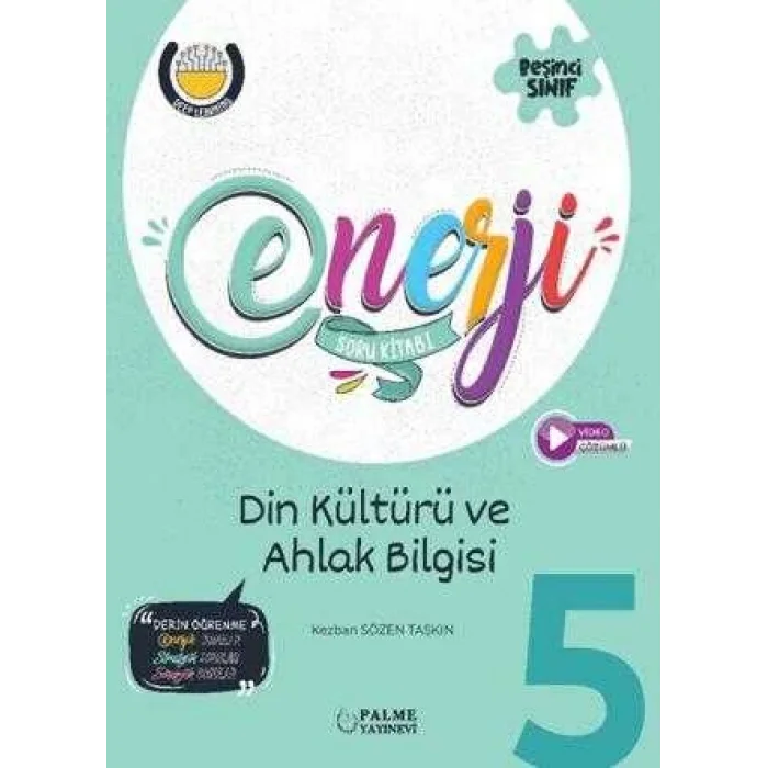 Palme 5.Sınıf Enerji Din Kültürü Ve Ahlak Bilgisi Soru Kitabı
