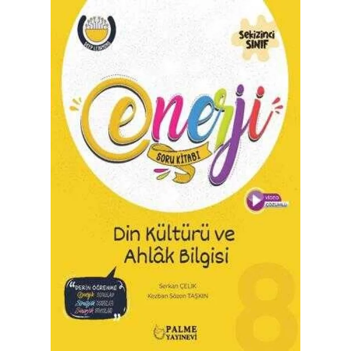 Palme 8. Sınıf Enerji Din Kültürü ve Ahlak Bilgisi Soru Kitabı