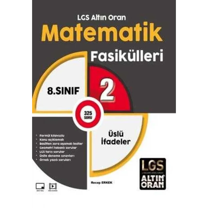 Palme LGS Altın Oran Matematik Fasikülleri 2 Üslü İfadeler