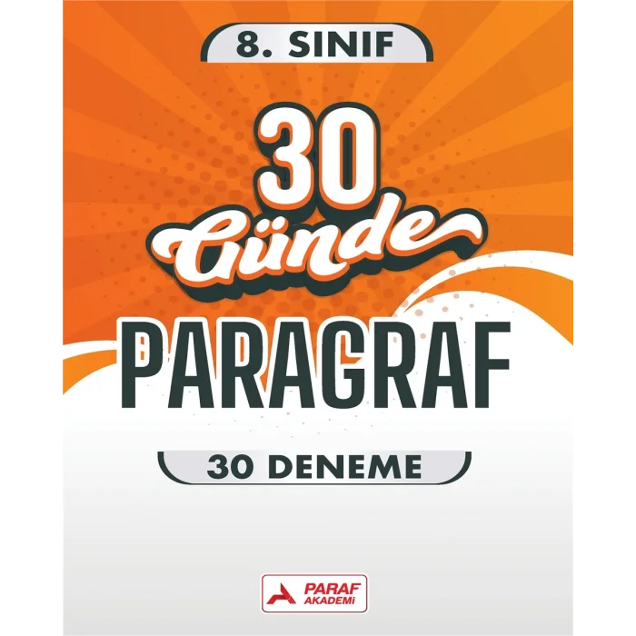 PARAF AKADEMİ LGS 30 GÜN 30 PARAGRAF DENEMESİ