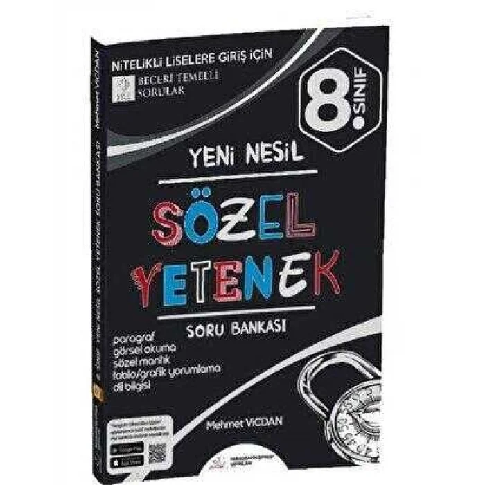 Paragrafın Şifresi Yayınları 8. Sınıf Sözel Yetenek Soru Bankası