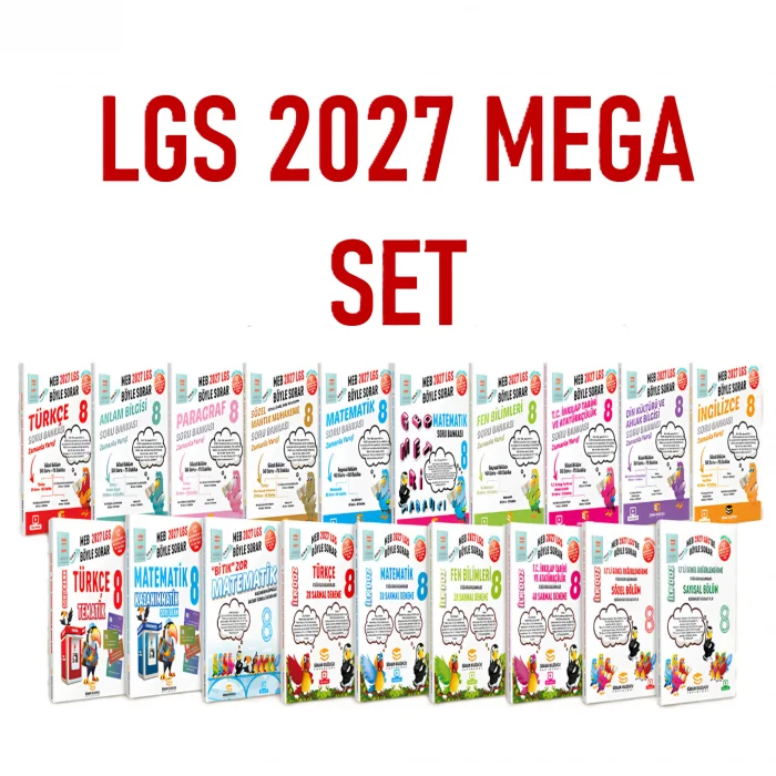 Sinan Kuzucu 2027 LGS MEGA SET+rotring kalem set hediyeli
