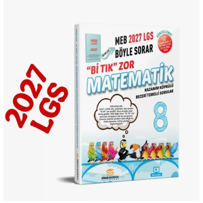 Sinan Kuzucu BİTIK ZOR KAZANIM KÖPRÜLÜ MATEMATİK Soru Bankası (8.Sınıf 2027 Meb BöyleSorar)