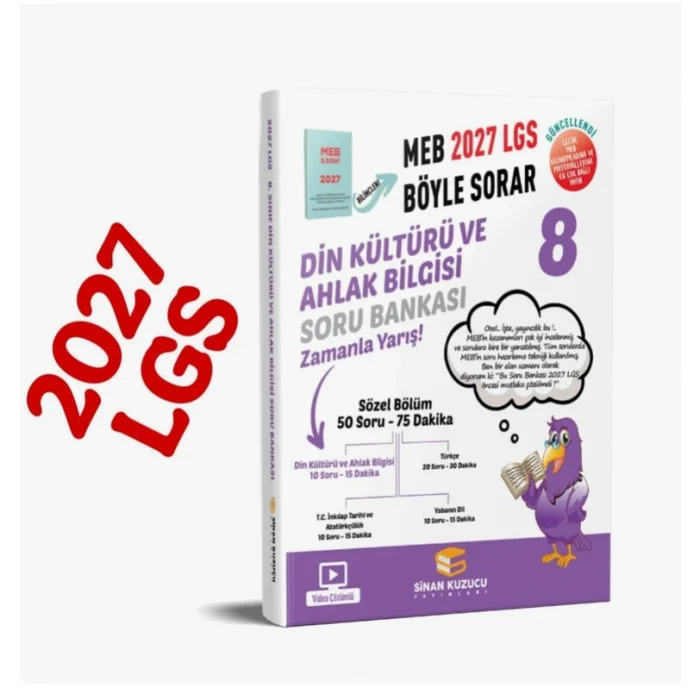 Sinan Kuzucu DİN KÜLTÜRÜ VE AHLAK BİLGİSİ Soru Bankası (8. Sınıf 2027 Meb Böyle Sorar)