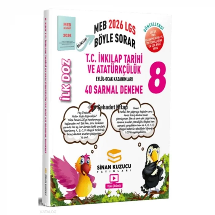 sinan kuzucu lgs 8 sınıf soru bankası tc inklap tarihi soru bankası