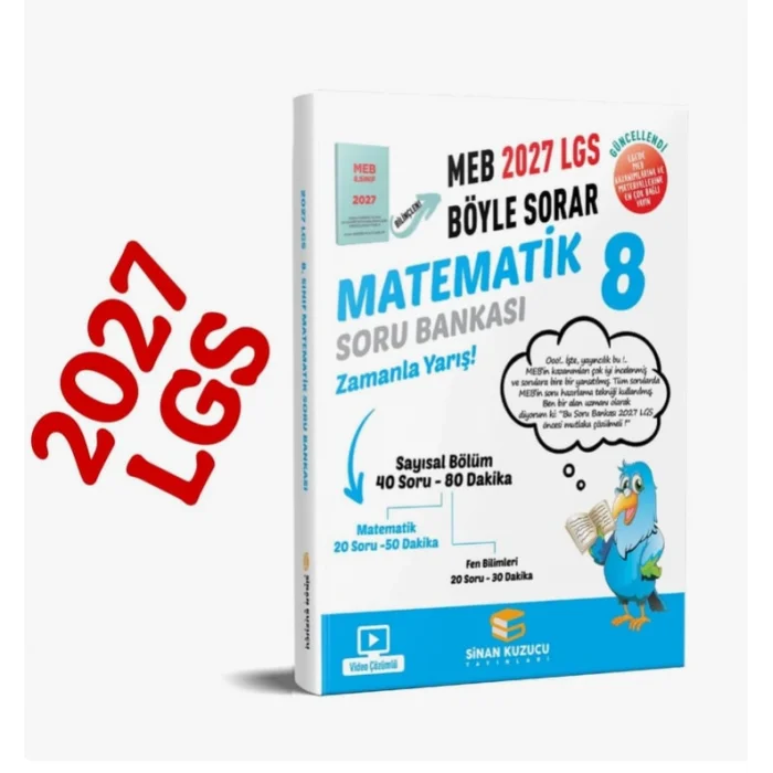 Sinan Kuzucu MATEMATİK Soru Bankası (8. Sınıf 2027 Meb Böyle Sorar)