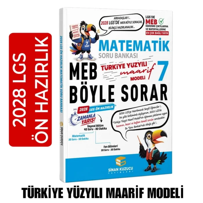 Sinan Kuzucu Yayınları 7. Sınıf | Matematik Soru Bankası