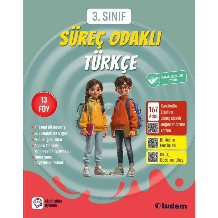 Tudem 3. Sınıf Süreç Odaklı Türkçe 2026-2027
