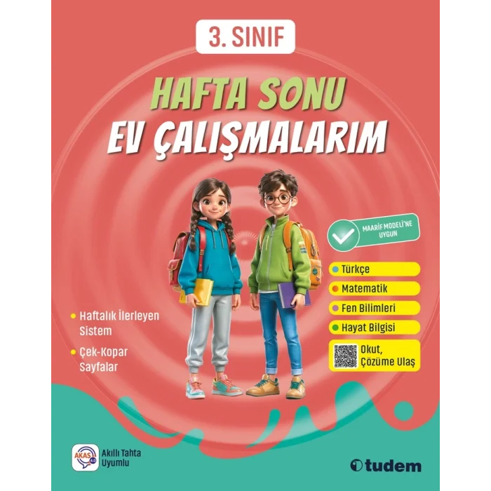 Tudem 3. Sınıf Hafta Sonu Ev Çalışmalarım 2026-2027