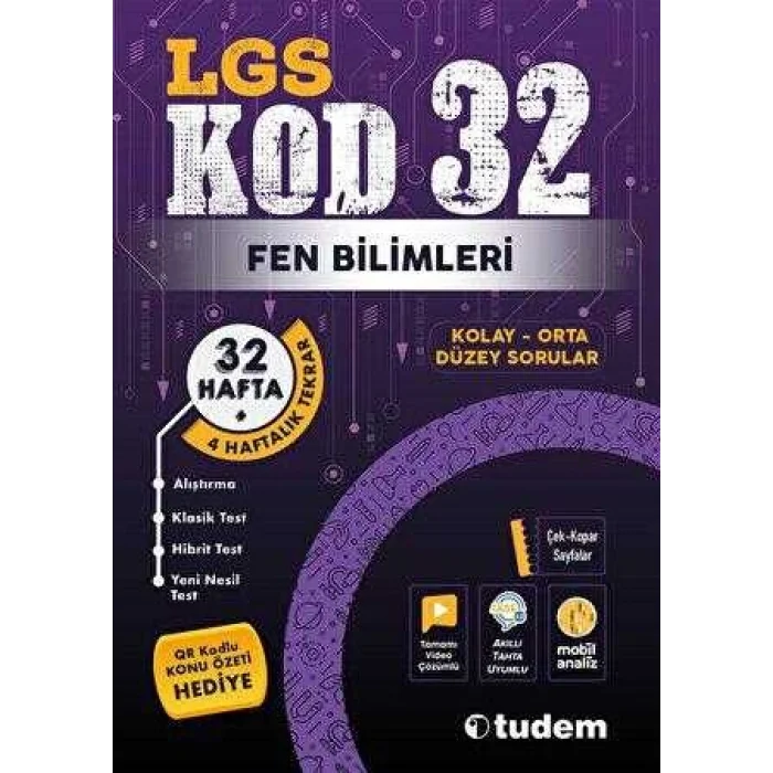Tudem Yayınları LGS Kod 32 Fen Bilimleri