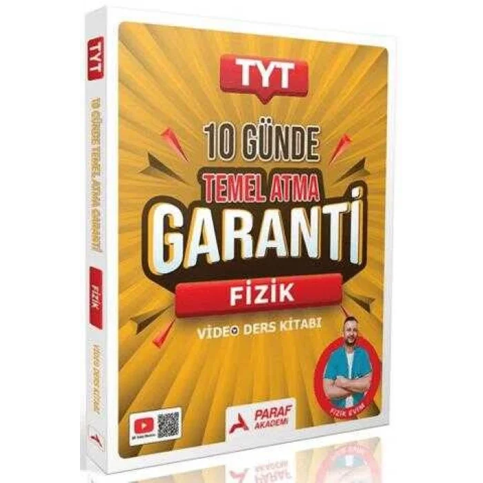 TYT 10 Günde Temel Atma Garanti Fizik Video Ders Kitabı