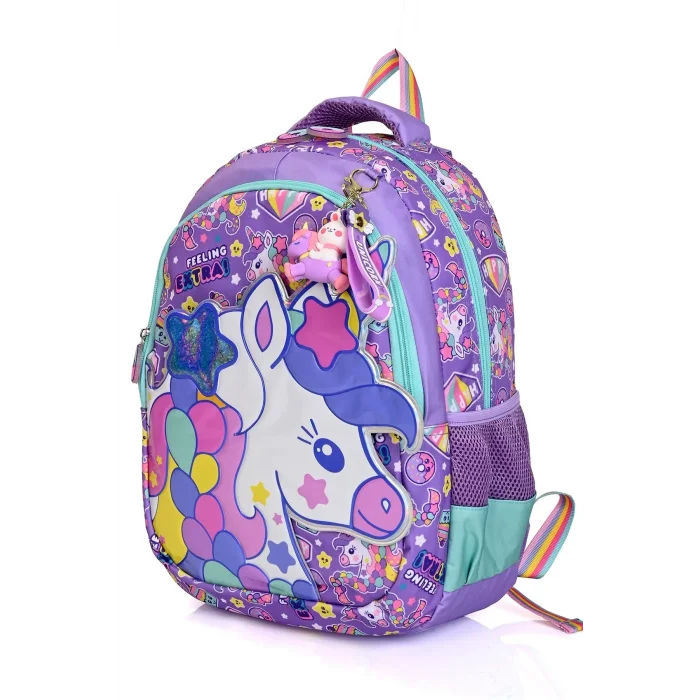 Muggle Unicorn Desenli Okul Sırt Çantası