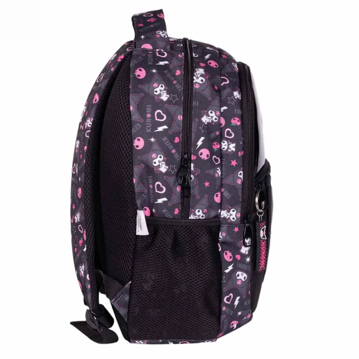 Wiggle Kuromi Okul Çantası Siyah Pembe