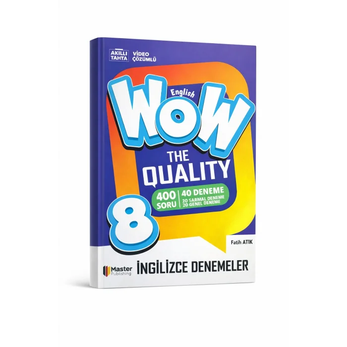 Wow 8. Sınıf LGS English The Quality 40 Deneme