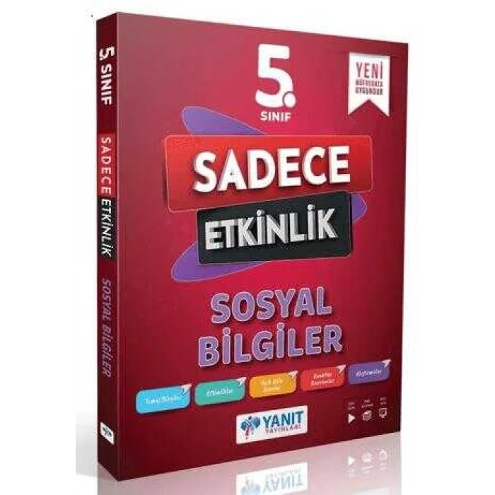 Yanıt Yayınları 5. Sınıf Sosyal Bilgiler Sadece Etkinlik