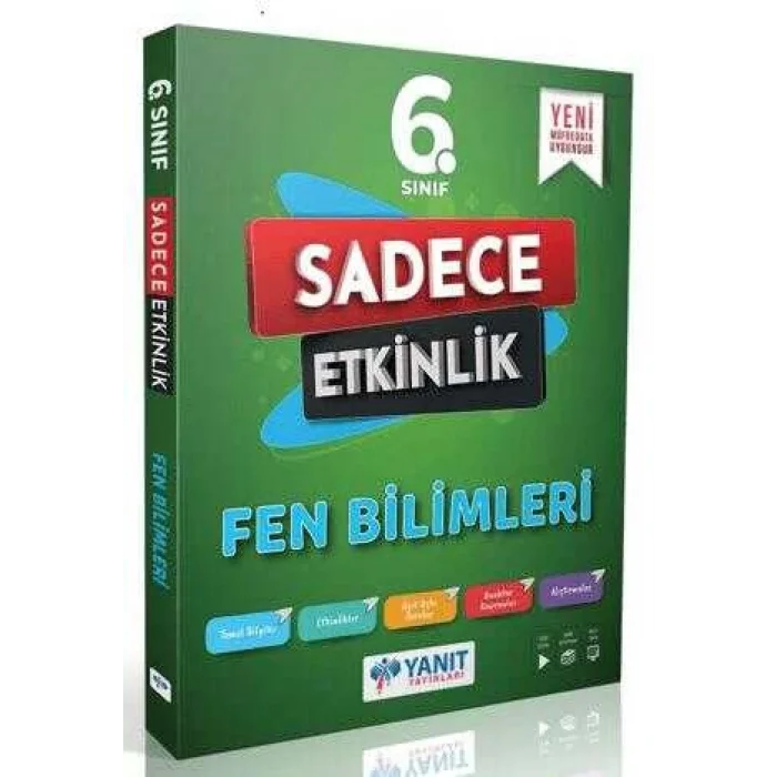yanıt yayınları 6 sınıf sadece etkinlik fen bilimleri soru bankası