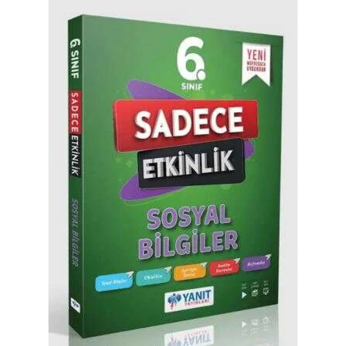 yanıt yayınları 6 sınıf sadece etkinlik sosyal bilgiler soru bankası