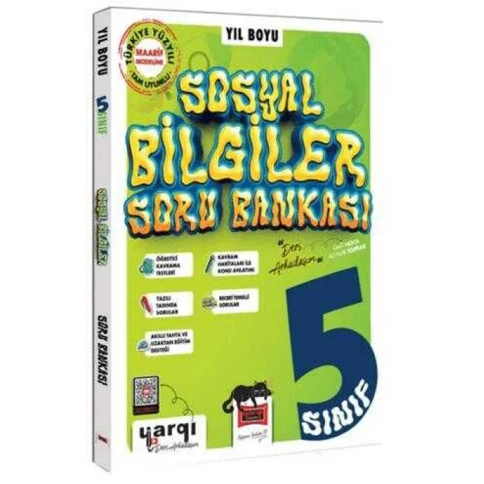 Yargı Ders Arkadaşım 5.Sınıf Sosyal Bilgiler Yıl Boyu Soru Bankası