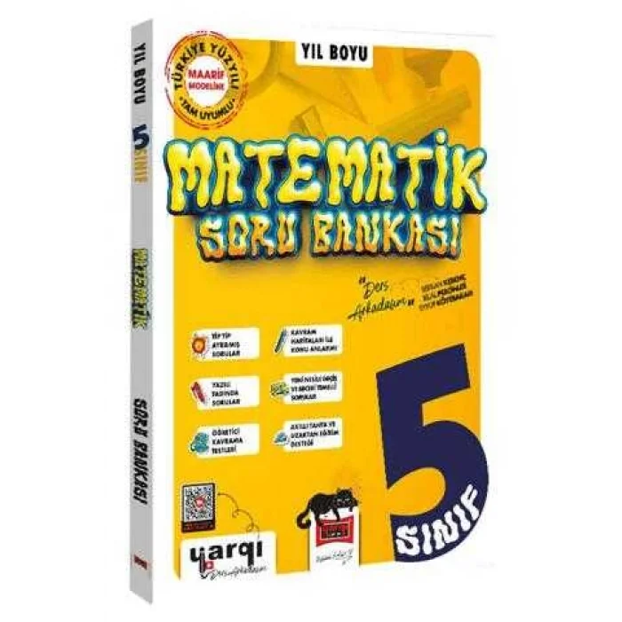 Yargı Ders Arkadaşım 5.Sınıf Matematik Yıl Boyu Soru Bankası