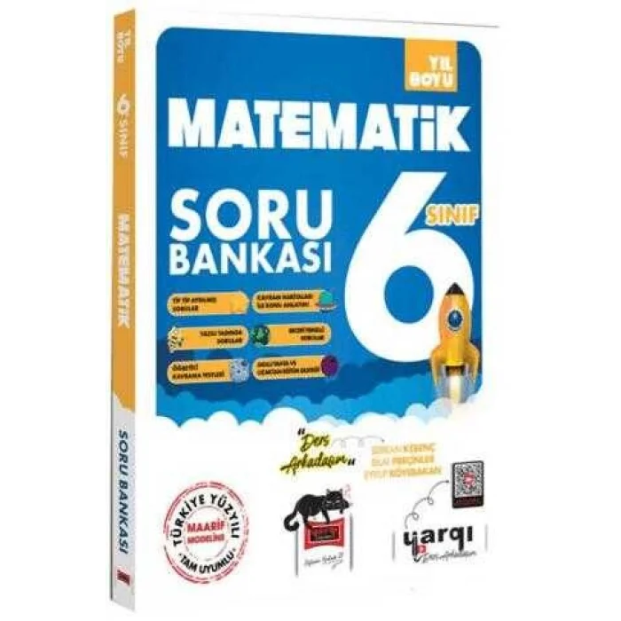 Yargı Ders Arkadaşım 6.Sınıf Matematik Yıl Boyu Soru Bankası