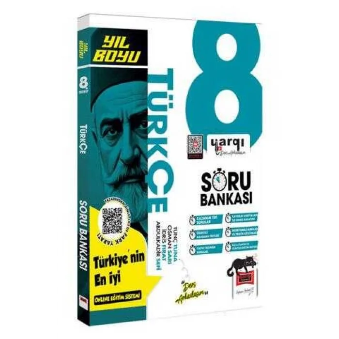 Yargı Ders Arkadaşım 8.Sınıf LGS Türkçe Yıl Boyu Soru Bankası