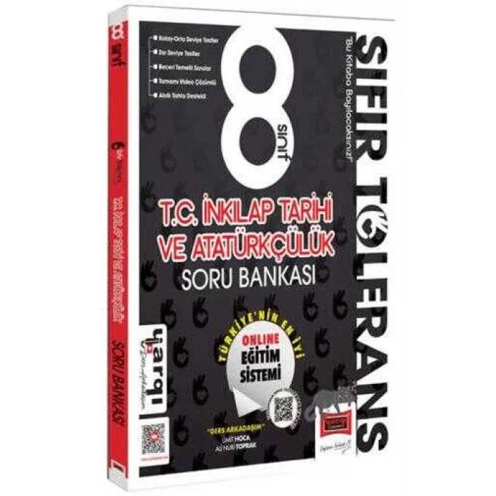 Yargı Ders Arkadaşım 8.Sınıf Sıfır Tolerans TC İnkılap Tarihi ve Atatürkçülük Soru Bankası