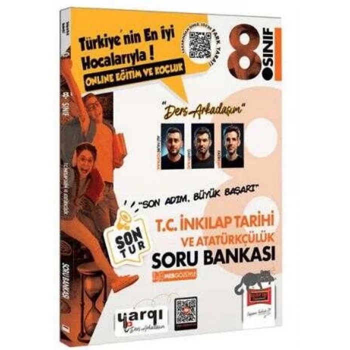 Yargı Ders Arkadaşım 8.Sınıf LGS TC İnkılap Tarihi ve Atatürkçülük Son Tur Soru Bankası