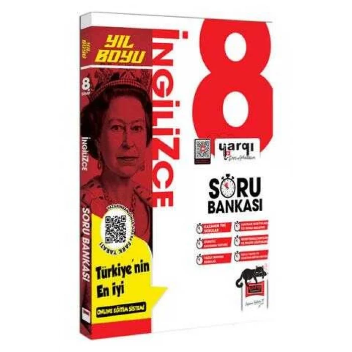 Yargı Ders Arkadaşım 8.Sınıf LGS İngilizce Yıl Boyu Soru Bankası