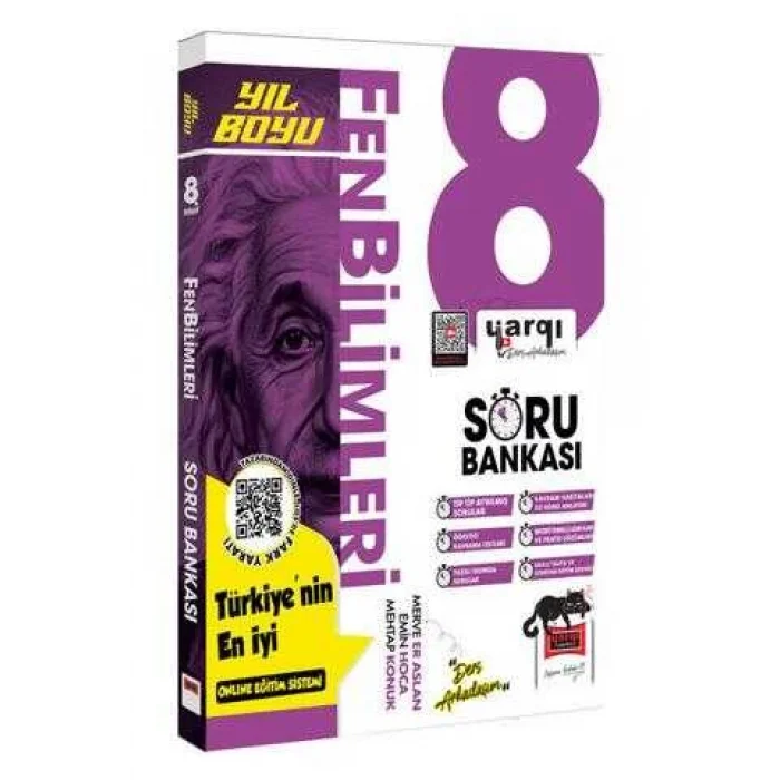 Yargı Ders Arkadaşım 8.Sınıf LGS Fen Bilimleri Yıl Boyu Soru Bankası
