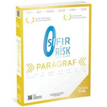 2026 TYT Paragraf Sıfır Risk Soru Bankası Video Çözümlü