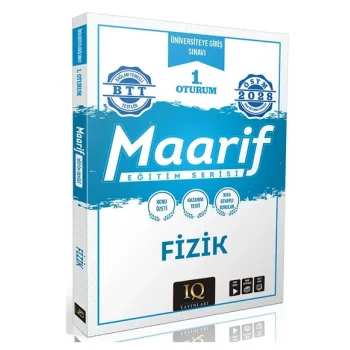 2028 YKS TYT Fizik Maarif Eğitim Serisi 1. Oturum IQ Yayınları