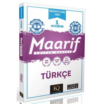 2028 YKS TYT Türkçe Maarif Eğitim Serisi 1. Oturum IQ Yayınları