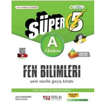 5.Sınıf (A) Süper Fen Bilimleri Yeni Nesile Geçiş Kitabı