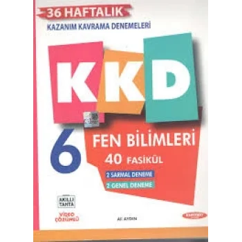 6 FEN BİLİMLERİ HAFTALIK KAZANIM KAVRAMA DENEMELERİ (42 FÖY)