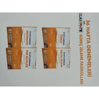 6 sınıf Classmate 36 Hafta Denemeleri seti mat+fen+türkçe+sosyal 4 al 3 öde