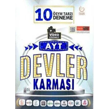 Palme YKS AYT Devler Karması 10 Deneme Sınavı