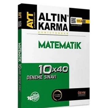 Altın Karma Yayınları Altın Karma AYT Matematik Branş Deneme