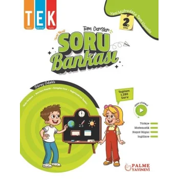 PALME 2.SINIF TEK TÜM DERSLER SORU BANKASI YENİ NESİL