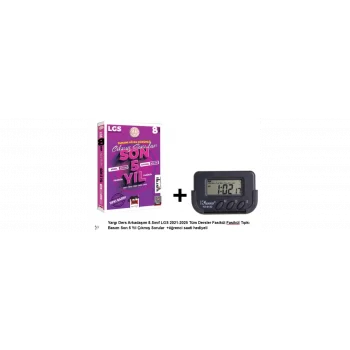 8.Sınıf LGS 2021-2025 Tüm Dersler Fasikül Fasikül Tıpkı Basım Son 5 Yıl Çıkmış Sorular VE ÖĞRENCİ SAATİ HEDİYELİ