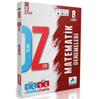 PARAF 8. Sınıf Matematik Orta Zor Branş Deneme - 2. Kitap