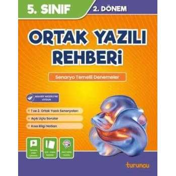 TUDEM YAYINLARI 5. Sınıf 2. Dönem Ortak Yazılı Rehberi