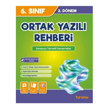 TUDEM YAYINLARI ORTAK YAZILI REHBERİ 6.SINIF 2.DÖNEM