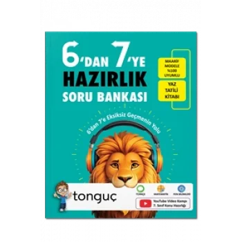 tonguç yayınları 6dan 7ye Hazırlık Kitabı