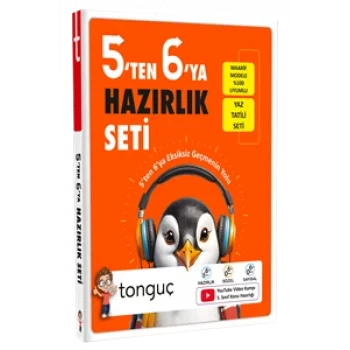 tonguç yayınları 5ten 6ya Hazırlık Seti
