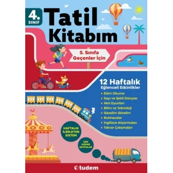 TUDEM YAYINLARI TATİL KİTABIM 4.SINIF-YENİ