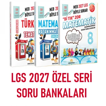 SİNAN KUZUCU 2027 LGS ÖZEL SERİ SORU BANKASI SETİ